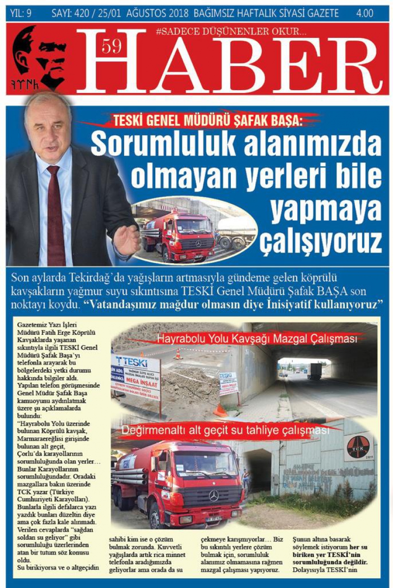 GAZETE HABERLERİ