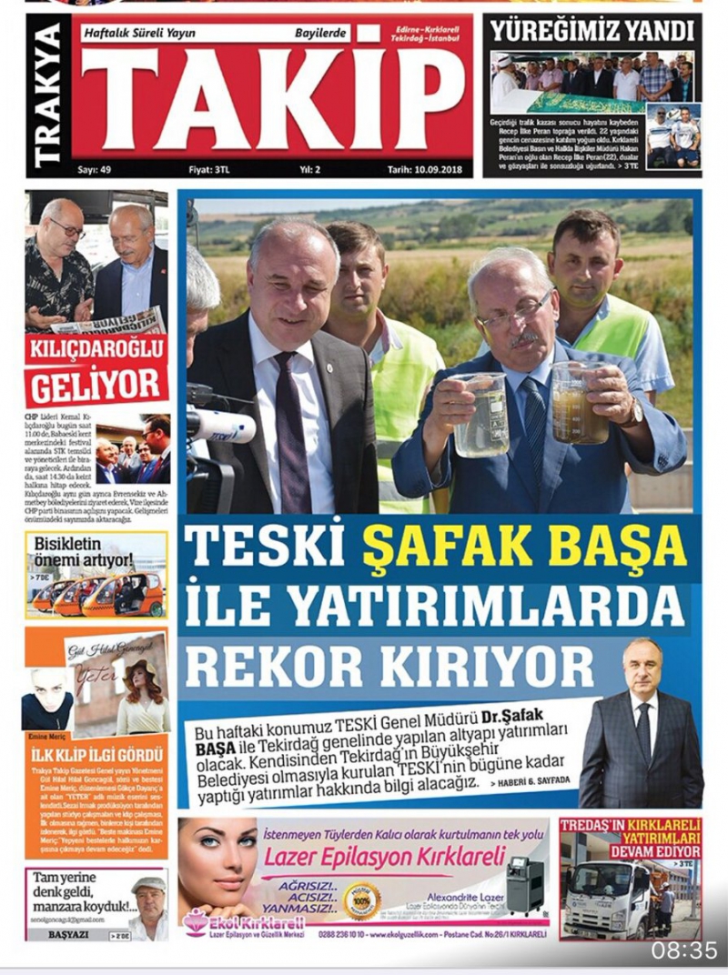 BASINDA ŞAFAK BAŞA