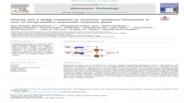 Primary and A-sludge treatment by anaerobic membrane bioreactors in view of energy-positive wastewater treatment plants